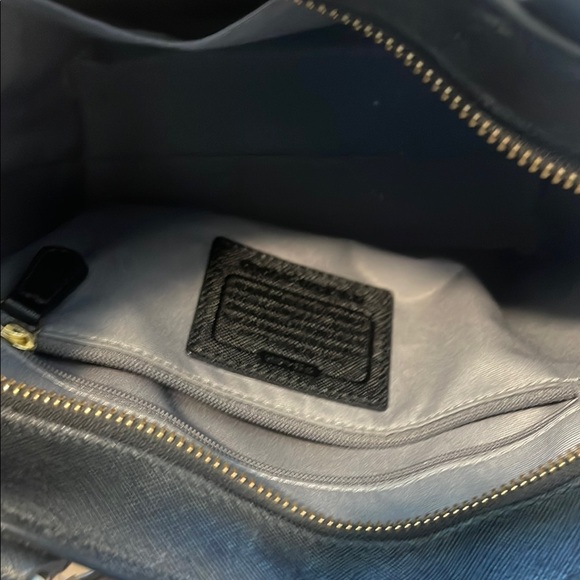 Coach Black Leather Tote Bag - Picture 8 of 9